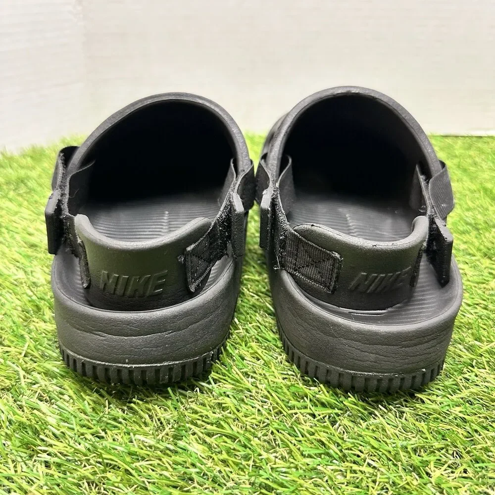 Nike Calm Slip On Mules Mens Size 7 Black Used FD5130-001